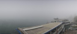 Archiv Foto Webcam Anlegesteg und Bahnhof am Wolfgangsee 04:00