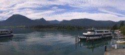 Archiv Foto Webcam Anlegesteg und Bahnhof am Wolfgangsee 07:00