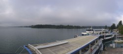Archiv Foto Webcam Anlegesteg und Bahnhof am Wolfgangsee 05:00