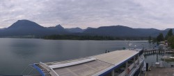 Archiv Foto Webcam Anlegesteg und Bahnhof am Wolfgangsee 08:00
