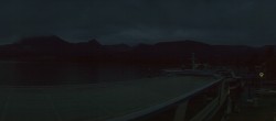 Archiv Foto Webcam Anlegesteg und Bahnhof am Wolfgangsee 05:00
