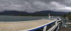 Archiv Foto Webcam Anlegesteg und Bahnhof am Wolfgangsee 07:00