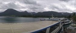 Archiv Foto Webcam Anlegesteg und Bahnhof am Wolfgangsee 07:00