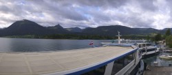 Archiv Foto Webcam Anlegesteg und Bahnhof am Wolfgangsee 07:00