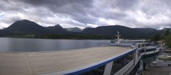 Archiv Foto Webcam Anlegesteg und Bahnhof am Wolfgangsee 08:00
