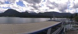 Archiv Foto Webcam Anlegesteg und Bahnhof am Wolfgangsee 13:00