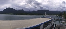 Archiv Foto Webcam Anlegesteg und Bahnhof am Wolfgangsee 15:00