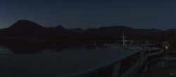 Archiv Foto Webcam Anlegesteg und Bahnhof am Wolfgangsee 05:00