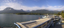 Archiv Foto Webcam Anlegesteg und Bahnhof am Wolfgangsee 07:00