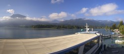 Archiv Foto Webcam Anlegesteg und Bahnhof am Wolfgangsee 09:00