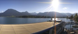 Archiv Foto Webcam Anlegesteg und Bahnhof am Wolfgangsee 15:00
