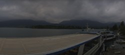 Archiv Foto Webcam Anlegesteg und Bahnhof am Wolfgangsee 17:00