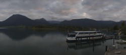 Archiv Foto Webcam Anlegesteg und Bahnhof am Wolfgangsee 17:00