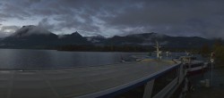 Archiv Foto Webcam Anlegesteg und Bahnhof am Wolfgangsee 05:00