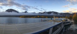Archiv Foto Webcam Anlegesteg und Bahnhof am Wolfgangsee 06:00