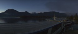 Archiv Foto Webcam Anlegesteg und Bahnhof am Wolfgangsee 05:00