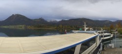 Archiv Foto Webcam Anlegesteg und Bahnhof am Wolfgangsee 06:00