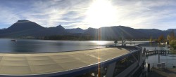 Archiv Foto Webcam Anlegesteg und Bahnhof am Wolfgangsee 13:00