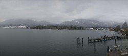 Archiv Foto Webcam Anlegesteg und Bahnhof am Wolfgangsee 12:00