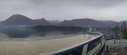 Archiv Foto Webcam Anlegesteg und Bahnhof am Wolfgangsee 10:00