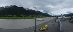 Archived image Webcam Airport Innsbruck Panorama 13:00
