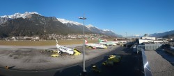 Archiv Foto Webcam Panorama Innsbruck Flughafen 13:00