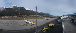 Archived image Webcam Airport Innsbruck Panorama 13:00