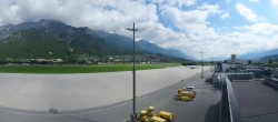 Archiv Foto Webcam Panorama Innsbruck Flughafen 09:00