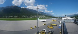 Archiv Foto Webcam Panorama Innsbruck Flughafen 15:00