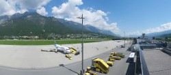 Archiv Foto Webcam Panorama Innsbruck Flughafen 11:00