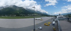 Archiv Foto Webcam Panorama Innsbruck Flughafen 13:00