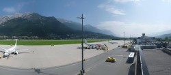 Archiv Foto Webcam Panorama Innsbruck Flughafen 09:00