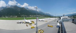 Archiv Foto Webcam Panorama Innsbruck Flughafen 13:00