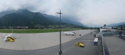 Archived image Webcam Airport Innsbruck Panorama 13:00