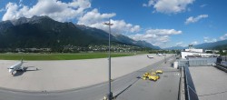 Archiv Foto Webcam Panorama Innsbruck Flughafen 15:00