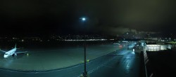 Archiv Foto Webcam Panorama Innsbruck Flughafen 23:00