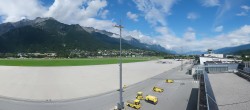 Archived image Webcam Airport Innsbruck Panorama 13:00