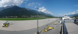 Archiv Foto Webcam Panorama Innsbruck Flughafen 15:00