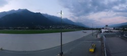 Archiv Foto Webcam Panorama Innsbruck Flughafen 19:00