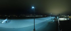 Archived image Webcam Airport Innsbruck Panorama 23:00