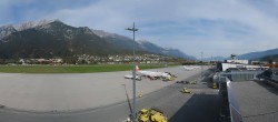 Archived image Webcam Airport Innsbruck Panorama 13:00