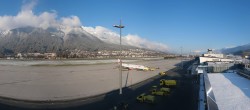 Archiv Foto Webcam Panorama Innsbruck Flughafen 13:00