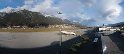 Archiv Foto Webcam Panorama Innsbruck Flughafen 13:00