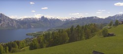 Archiv Foto Webcam Panorama Traunsee 13:00
