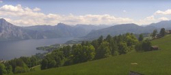 Archiv Foto Webcam Panorama Traunsee 13:00