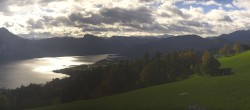 Archiv Foto Webcam Panorama Traunsee 09:00