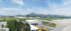 Archived image Webcam Salzburg Airport Panorama 13:00