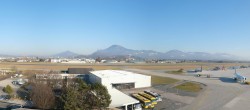 Archived image Webcam Salzburg Airport Panorama 13:00