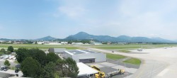 Archived image Webcam Salzburg Airport Panorama 13:00