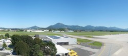 Archived image Webcam Salzburg Airport Panorama 13:00